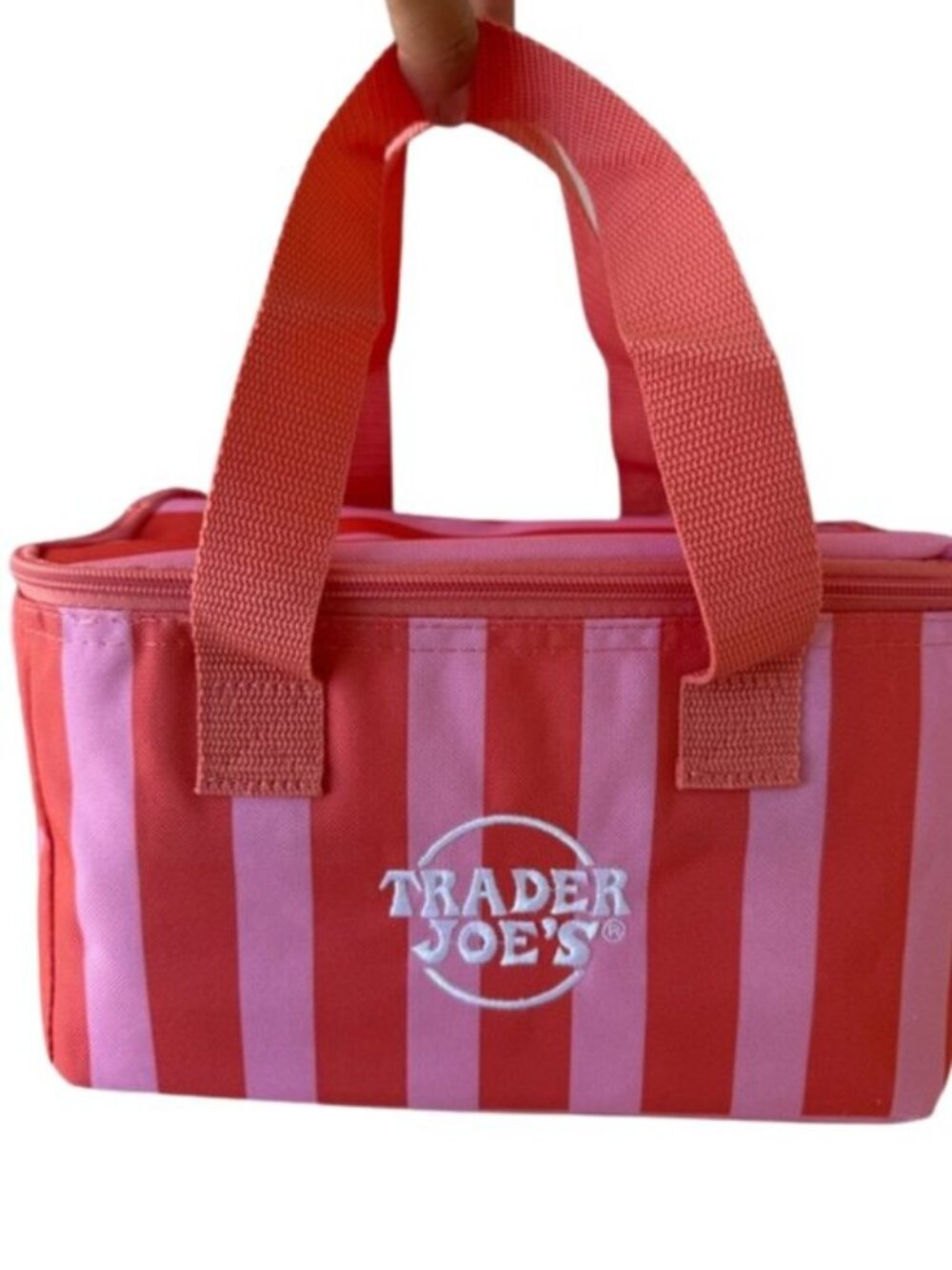 🆕 NWT 🍑💗 Trader Joe’s Mini Insulated Bag ✨ Collectible & Out of Stock!